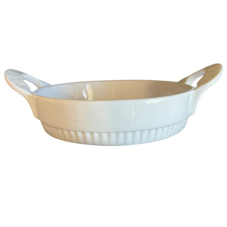 Culinaire White 4" Creme Brulee Dish