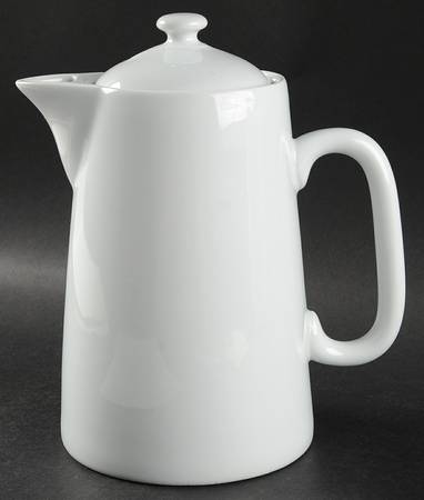 Culinaire White Coffee Pot & Lid