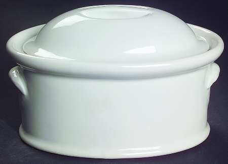 Culinaire White Individual Casserole & Lid