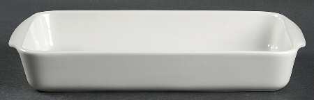 Culinaire White 10" Rectangular Baker