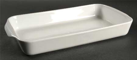 Culinaire White 15" Rectangular Baker by Pillivuyt