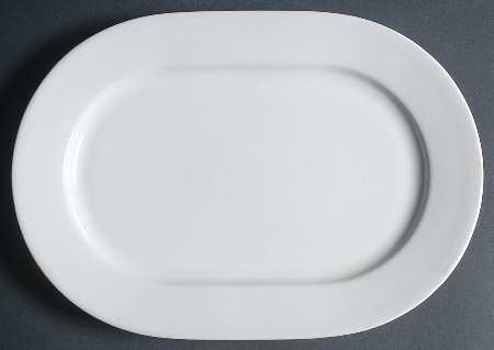 Culinaire White 11" Oval Serving Platter