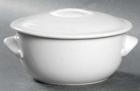 Culinaire White Individual Casserole & Lid