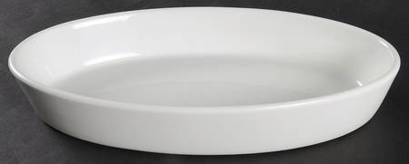 Culinaire White 10" Oval Baker