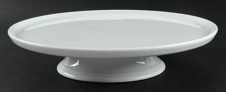 Culinaire White 11" Diameter Pedestal Cake Stand
