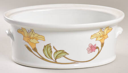 Les Volutes 1.75 Quart Oval Casserole No Lid