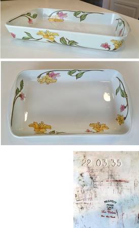 Les Volutes 12" Rectangular Baker
