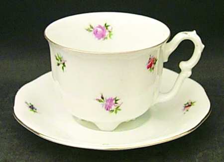 PIR162 Footed Cup & Saucer Set