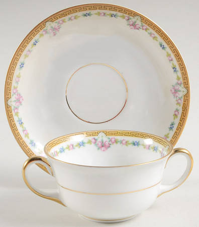 Carmen Flat Bouillon Cup & Saucer