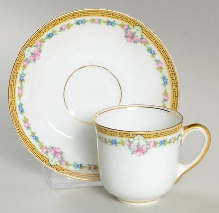 Carmen Flat Demitasse Cup & Saucer Set