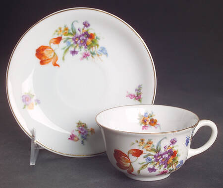 Dresden Flat Cup & Saucer Set