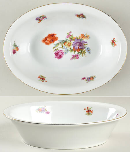 Dresden 9" Oval Vegetable Bowl
