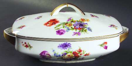Dresden Oval Covered Vegetable by Pirkenhammer