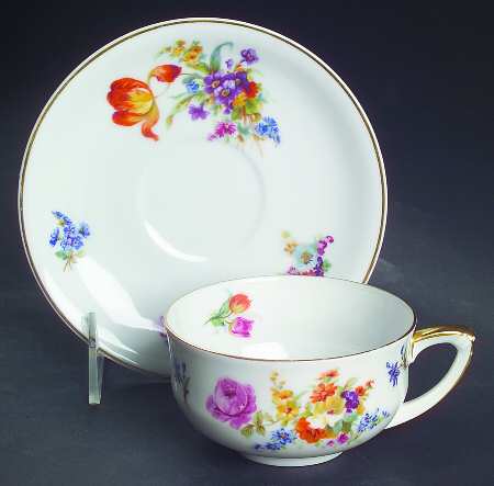 Dresden Flat Cup & Saucer Set