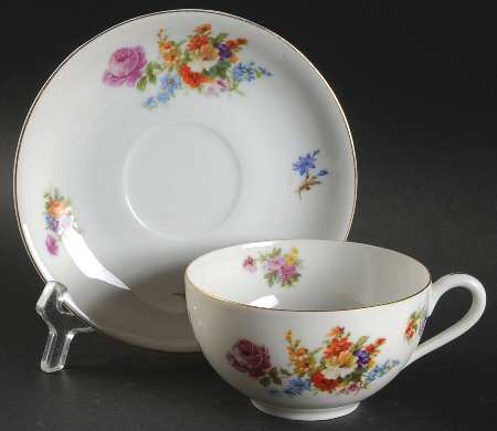 Dresden Flat Cup & Saucer Set