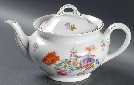 Dresden Teapot & Lid