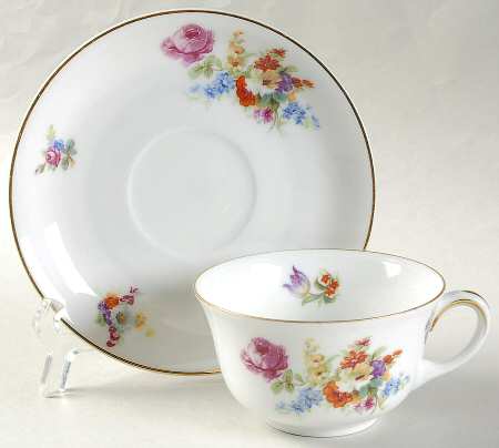 Dresden Flat Cup & Saucer Set