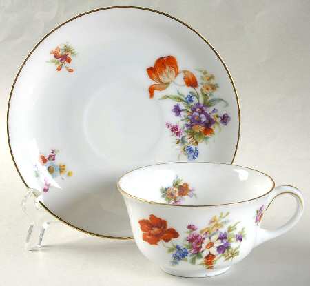 Dresden Flat Cup & Saucer Set