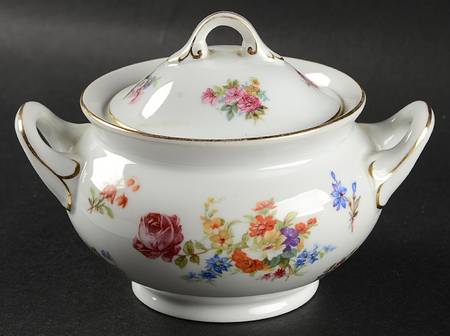 Dresden Sugar Bowl & Lid