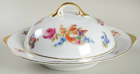 Dresden Round Covered Butter