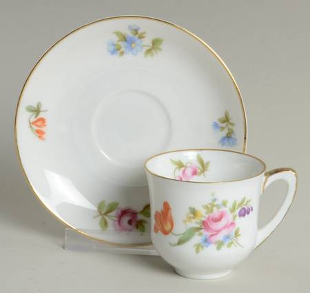11281 Flat Demitasse Cup & Saucer Set