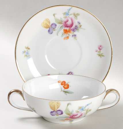 11281 Flat Cream Soup Bowl & Saucer Set
