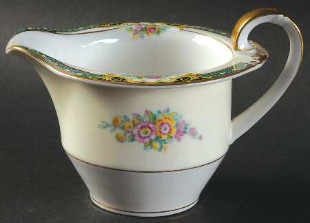 PIR12 (CREAM RIM) Creamer