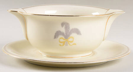 PIR2 Gravy Boat with Attached Underplate