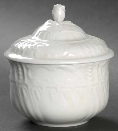 Rose (NO TRIM) Sugar Bowl & Lid