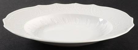 Rose (NO TRIM) Large Rim Soup Bowl