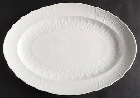 Rose (NO TRIM) 15" Oval Serving Platter