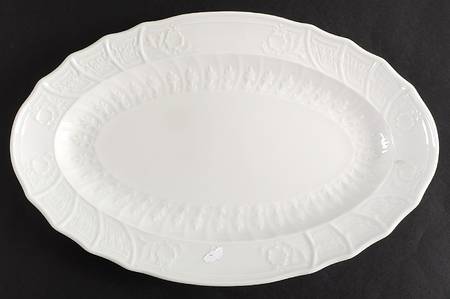Rose (NO TRIM) 12" Oval Serving Platter