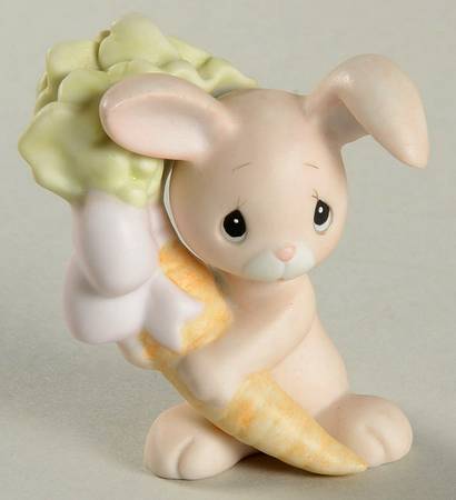 Animal Collection-Rabbit Cross-Bunny With Carrot - Cross Trademark, No Box