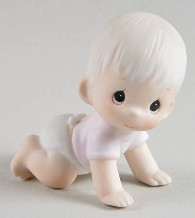 Baby Boy Crawling Dove-Baby Boy Crawling - Dove Trademark, No Box