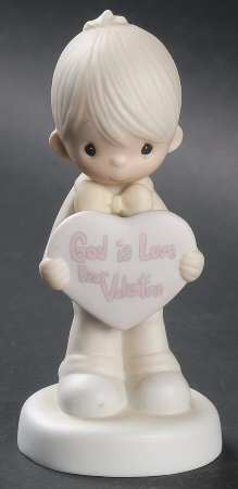 God Is Love Dear Valentine-Boy Hourglass-God Is Love-Dear Valentine - Hourglass Trademark, No Box