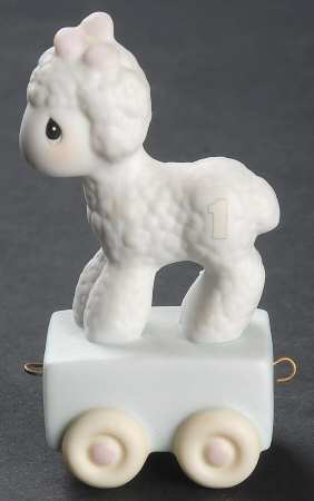 Happy Birthday Little Lamb-Age 1 Bow&Arrow-Happy Birthday Little Lamb - Bow&Arrow Trademark With Box