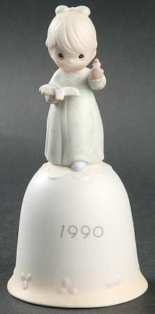 Precious Moments Annual Bell Once Upon A Holy Night - With Box Bx1990