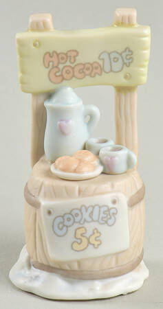 Sugar Town Figurines & Houses Heart-Hot Cocoa Stand - Heart Trademark With Box