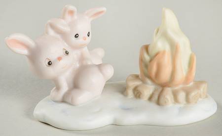 Sugar Town Figurines & Houses Heart-Bonfire-Bunnies - Heart Trademark With Box