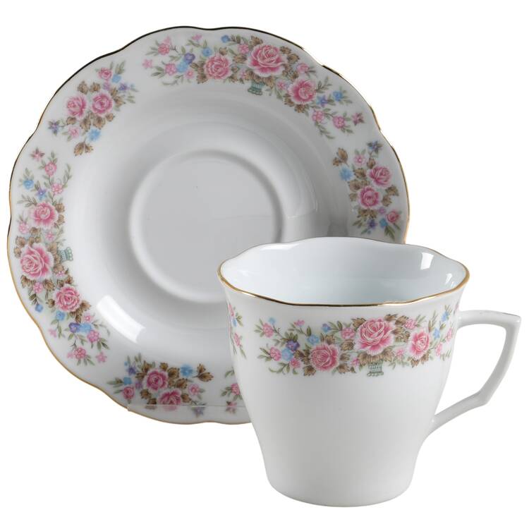 PNO2 Flat Cup & Saucer Set