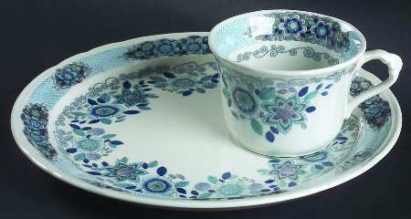 Miranda Snack Plate & Cup Set