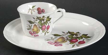 Valencia Snack Plate & Cup Set