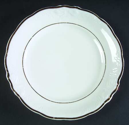Golden Elegance Bread & Butter Plate