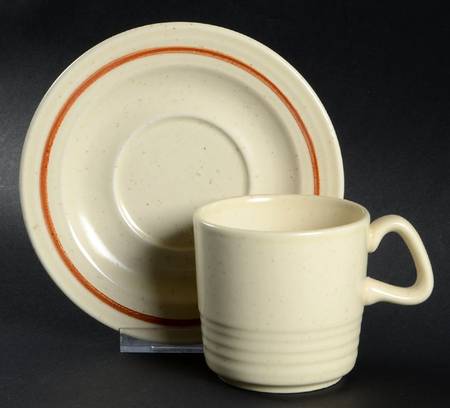 Delightful Flat Cup & Saucer Set