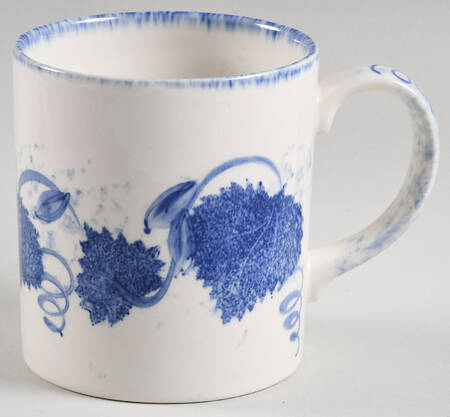 Blue Leaf Mug