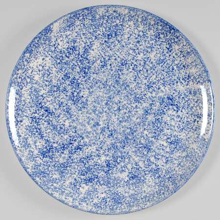 Blue Leaf Cake Plate