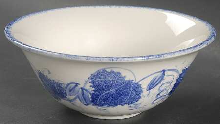 Blue Leaf Soup/Cereal Bowl