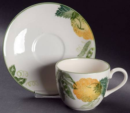 Calabash Flat Cup & Saucer Set