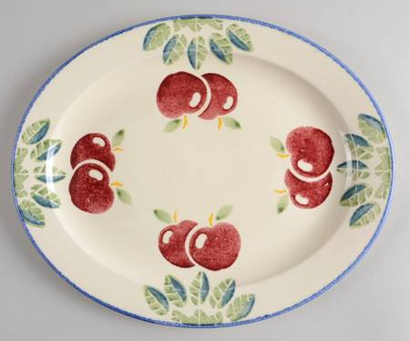 Dorset Fruit 13" Oval Serving Platter