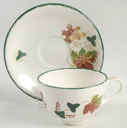 New England Breakfast Cup & Saucer Set